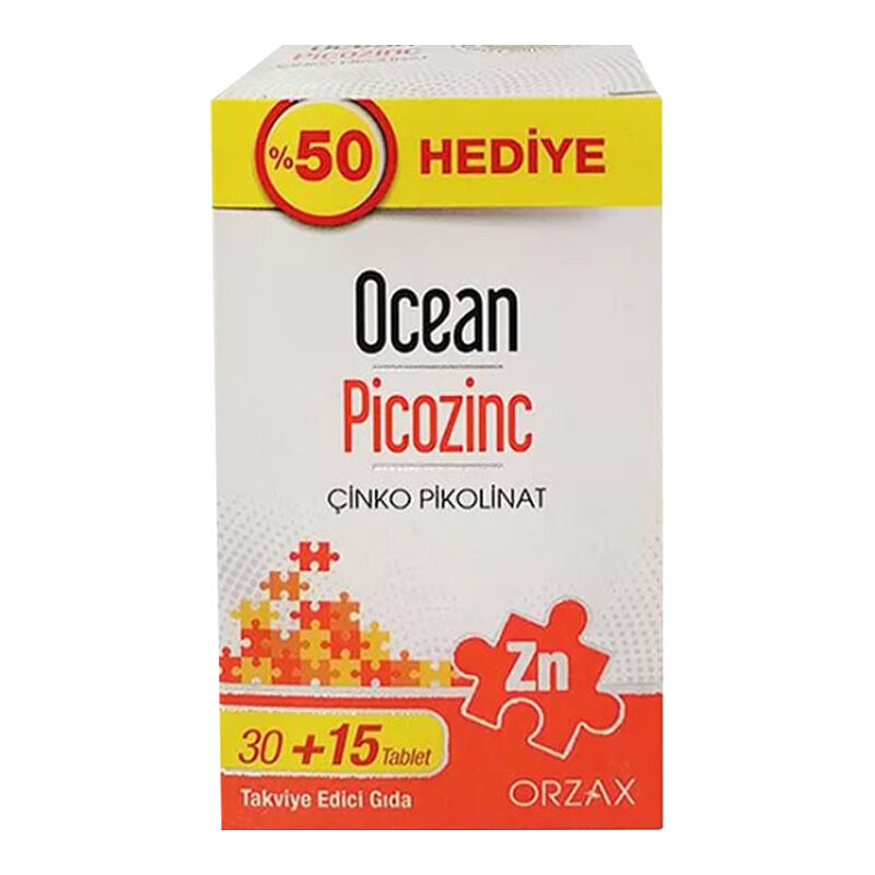 Ocean Picozinc Takviye Edici Gıda 45 Tablet