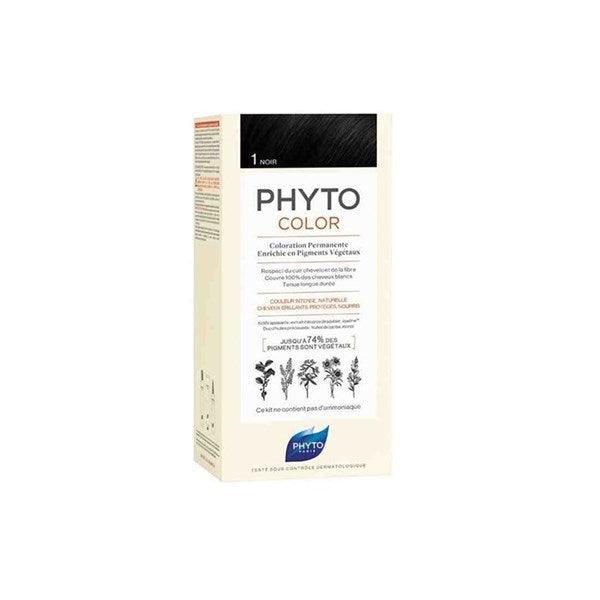 Phyto Phytocolor 1 Black Bitkisel Saç Boyası 1 Siyah - Farmareyon