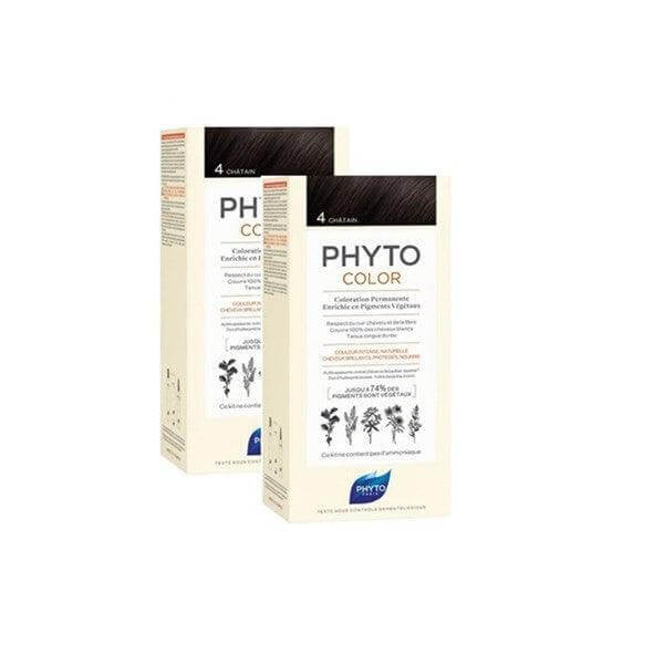 Phyto Phytocolor Bitkisel Saç Boyası 4 - ( 2'li Kofre) - Farmareyon