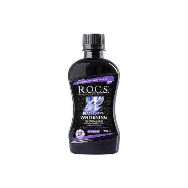 Rocs Black Edition Whitening Ağız Bakım Suyu 250 ml - Farmareyon