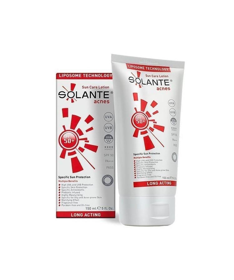 Solante acnes SPF 50+ Losyon 150 ml