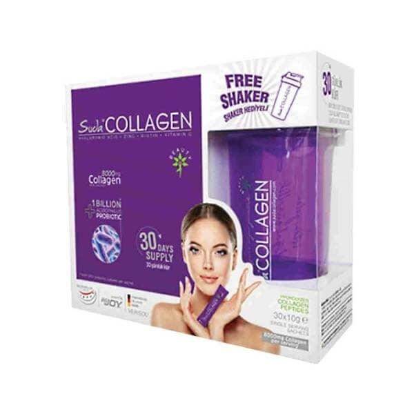 Suda Collagen 10 gr x 30 Saşe + Shaker Hediyeli - Farmareyon