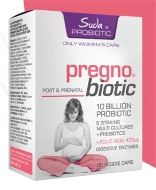 Suda Probiotic Pregno Biotic Takviye Edici Gıda 30 Tablet - Farmareyon