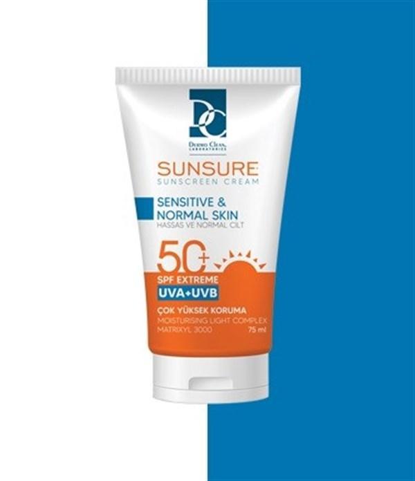 Sunsure Sensitive &amp; Normal Skin ( Hassas &amp; Normal Cilt ) Spf50+ 75 ml - Farmareyon