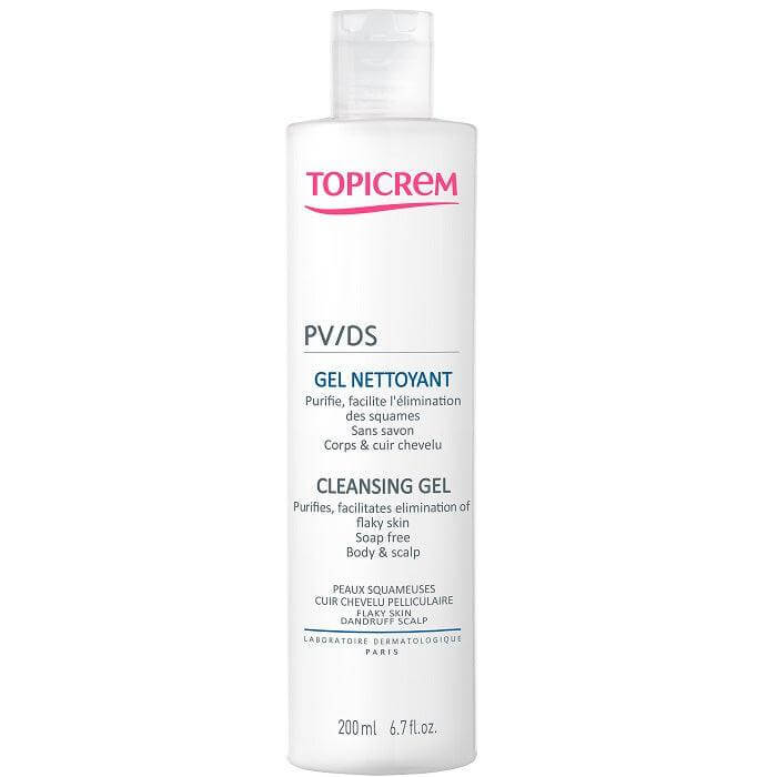 Topicrem PV/DS Cleansing Gel Body & Hair Scalp 200 ml - Farmareyon