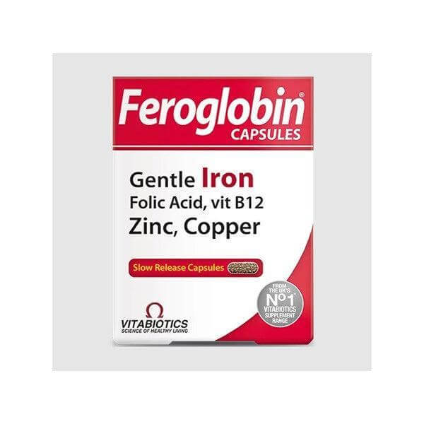 Vitabiotics Feroglobin Iron 30 Kapsül - Farmareyon