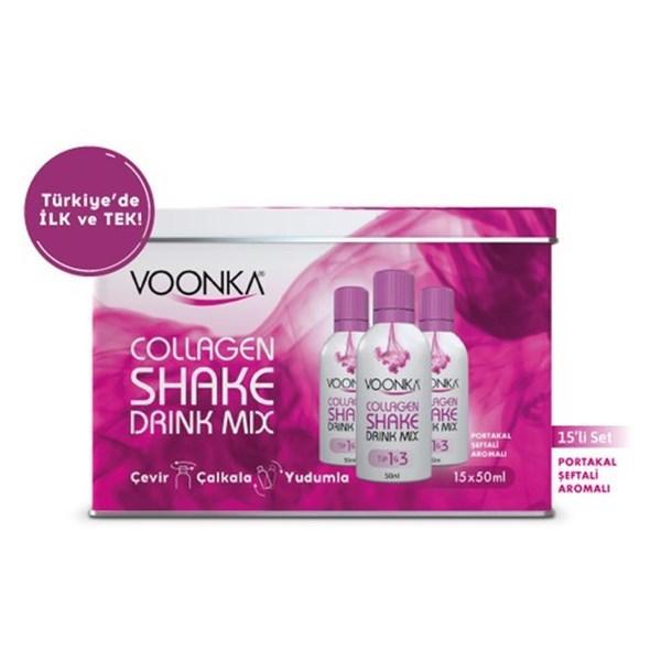 Voonka Beauty Collagen Shake Drink Mix 15 Saşe - Farmareyon