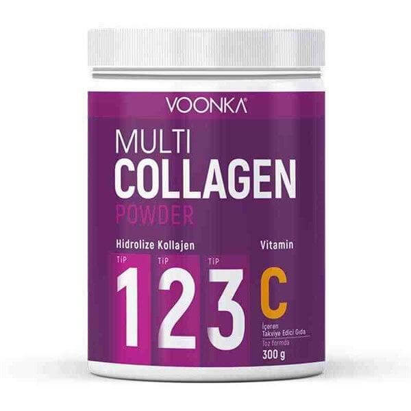 Voonka Multi Collagen Powder Vitamin C İçeren Takviye Edici Gıda 300 gr - Farmareyon