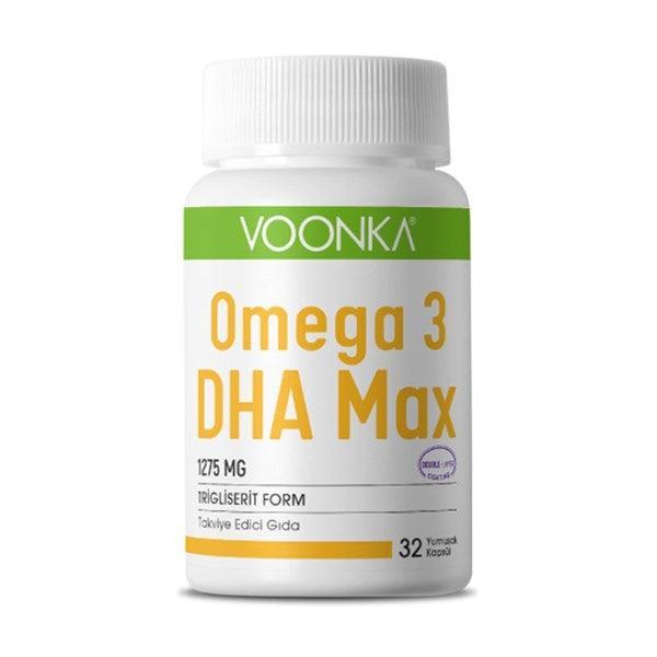 Voonka Omega 3 DHA Max Takviye Edici Gıda 32 Yumuşak Kapsül - Farmareyon