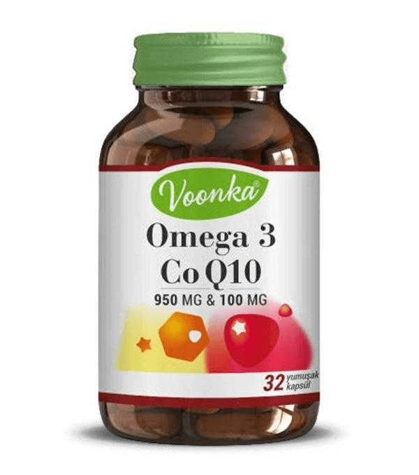 Voonka Omega 3 Ve Koenzim Q10 32 Kapsül - Farmareyon