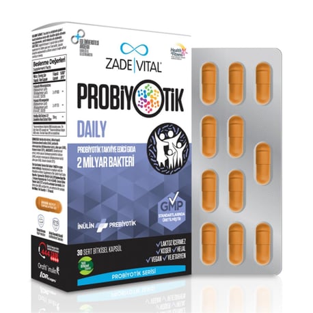 Zade Vital Probiotics Daily 30 Kapsül
