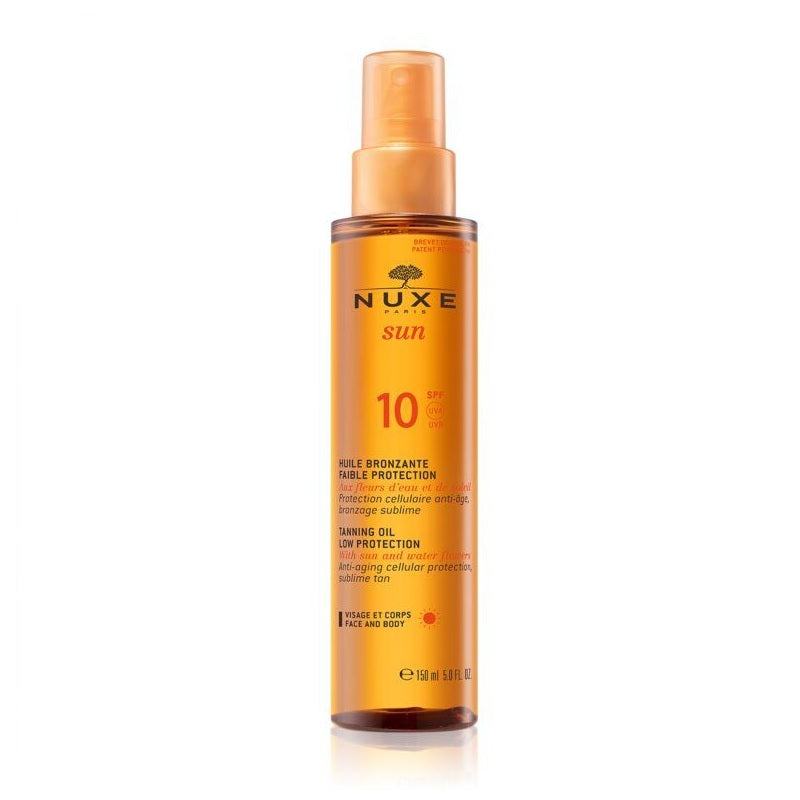 Nuxe Tanning Sun Oil High Protection SPF10 Face&Body 150 ml
