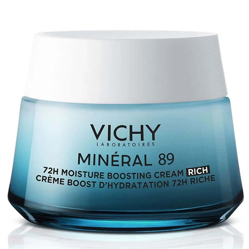 Vichy Mineral 89 Rich Moisture Boosting Cream 50 ml-Vichy Mineral 89 Rich Moisture Boosting Cream 50 ml Kuru ve hassas ciltler için nemlendirici bakım kremiTüm cilt tipleri ve hassas ciltler için uygundur. Saf Hyaluronik asit ve Mineraller içeren yapısı i