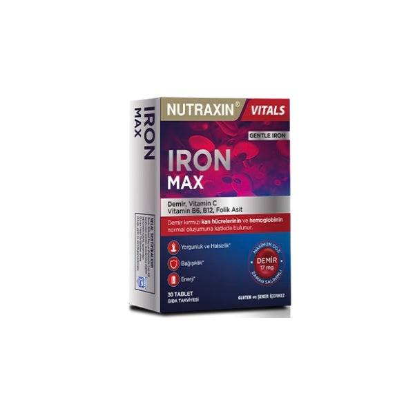 Nutraxin İron Max 30 Tablet