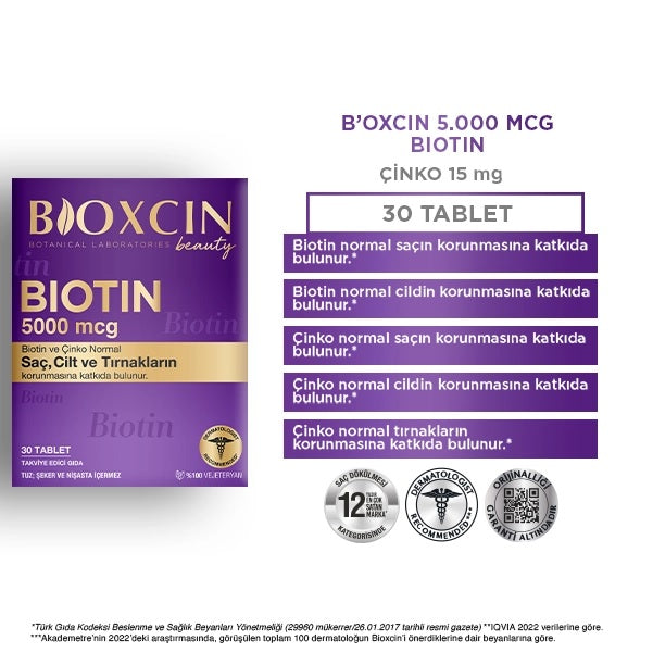 Bioxcin Biotin 30 Tablet