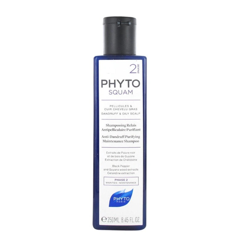 Phyto Phytosquam Yağlıya Dönük Saçlar için Kepeğe Karşı Nemlendirici Şampuan 250 ml