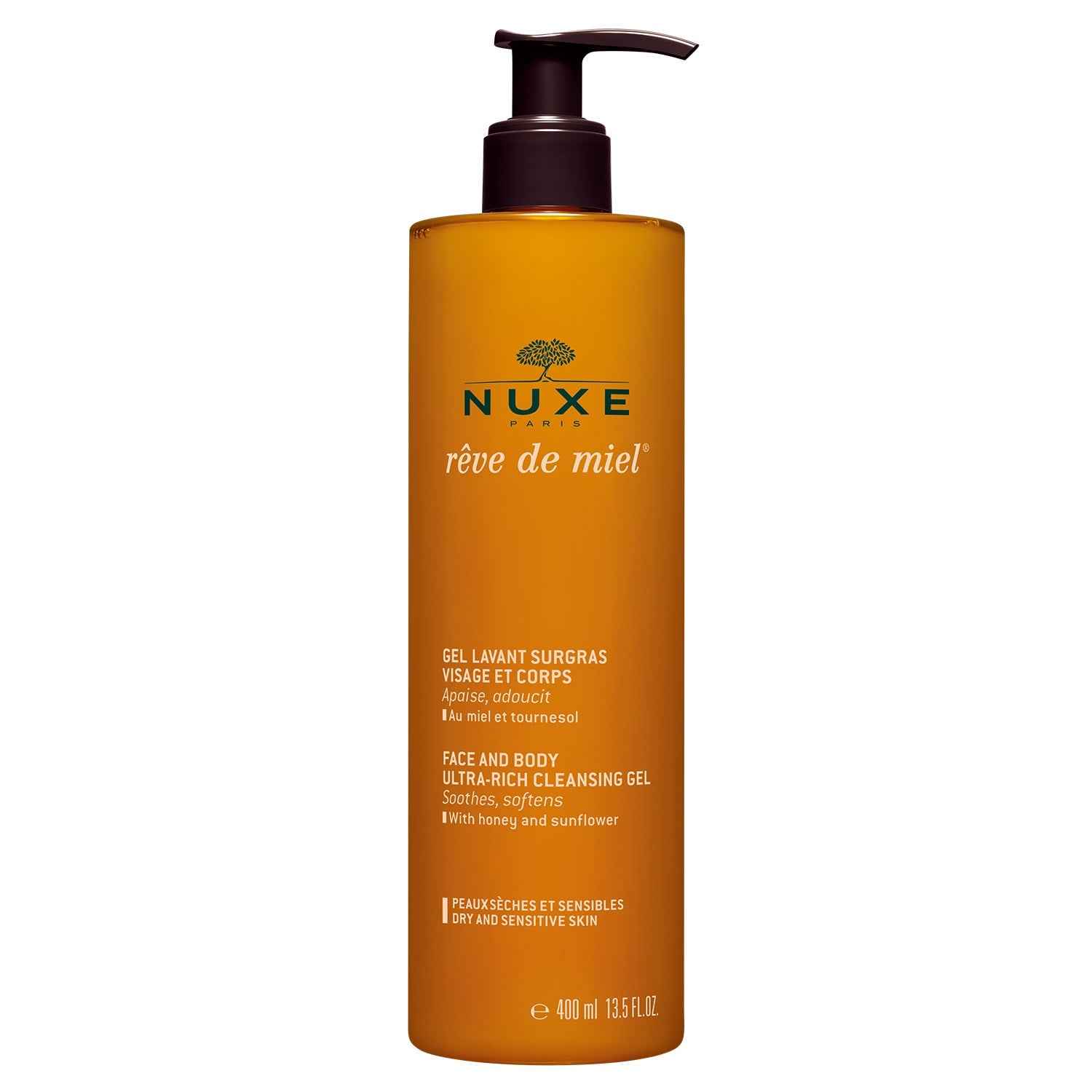 Nuxe Reve De Miel Face & Body Cleansing Gel 400 ml
