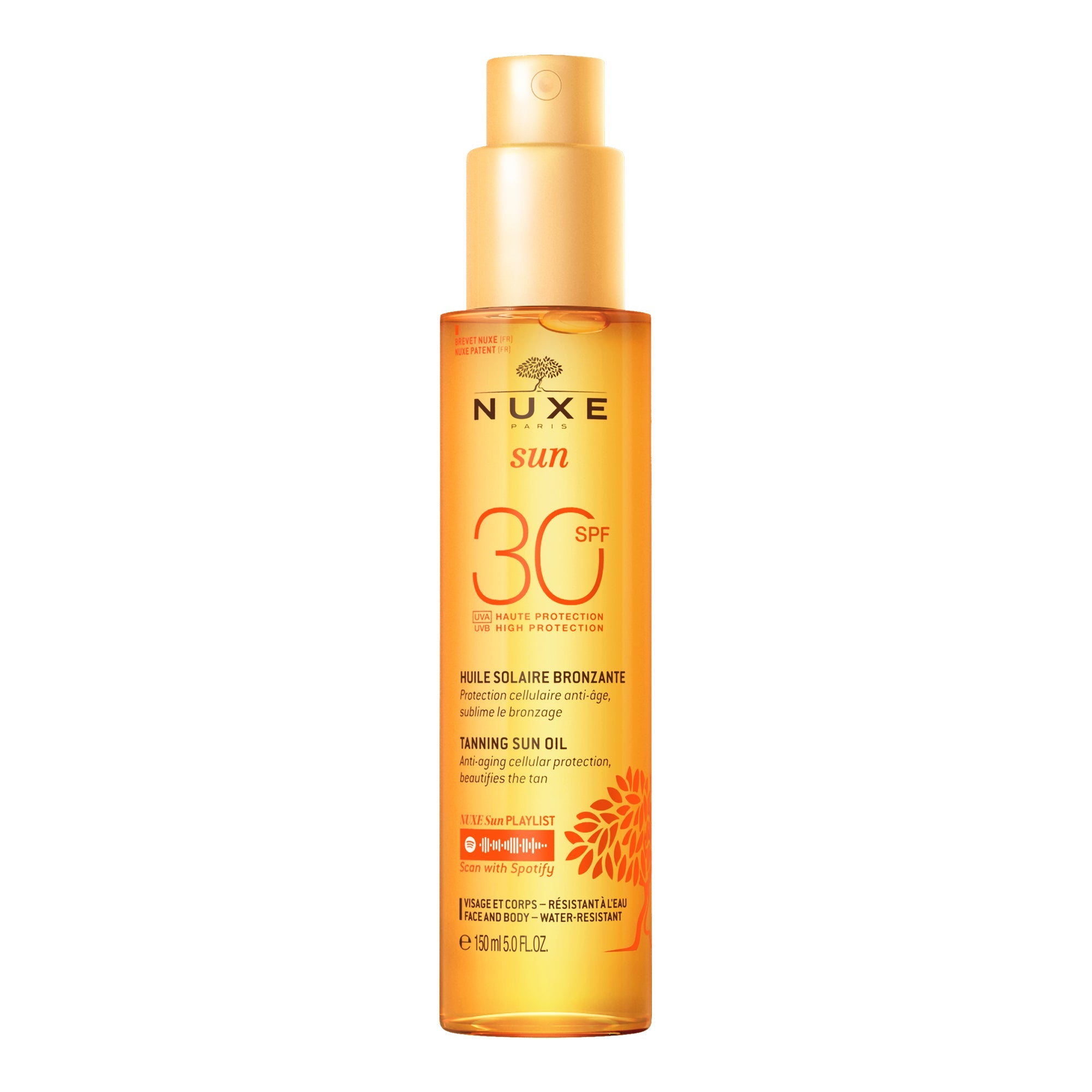 Nuxe Tanning Sun Oil High Protection SPF30 Face&Body 150 ml