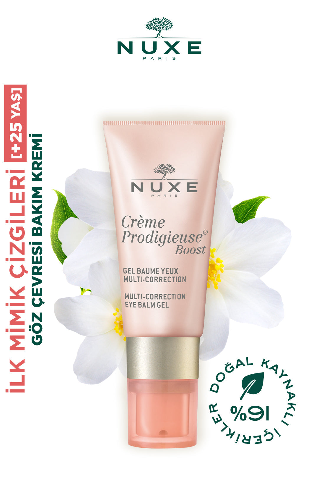 Nuxe Creme Prodigieuse Boost Multi Correction Eye Balm Gel 15 ml