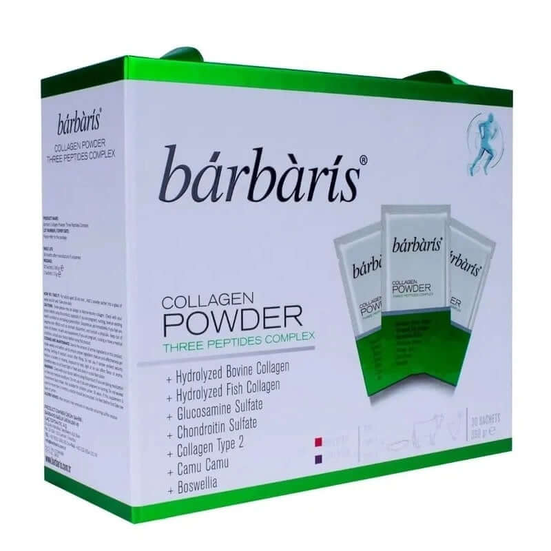 Barbaris Collagen Powder Three Peptides Complex 30 Saşe (Shaker Hediyeli)