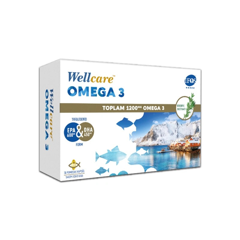 Wellcare Omega 3 1200 mg 30 Yumuşak Kapsül