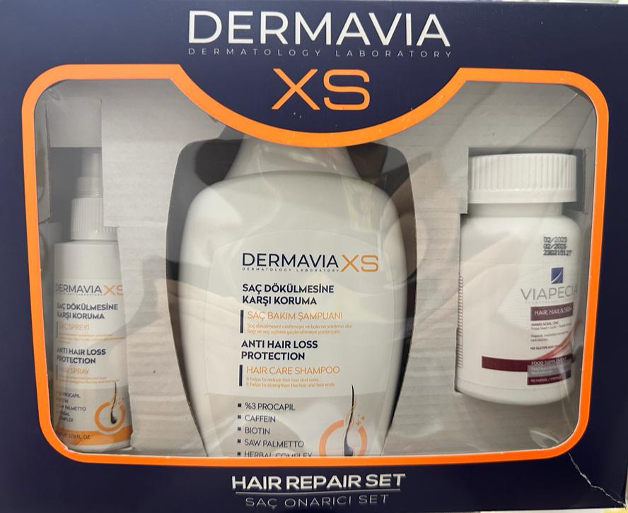 Dermavia XS Saç Onarıcı Set