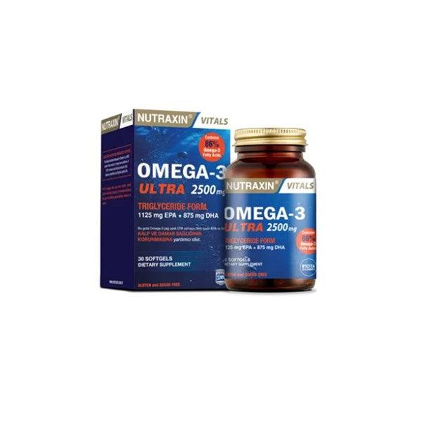 Nutraxin Omega-3 Ultra 2500 mg 30 Yumuşak Kapsül