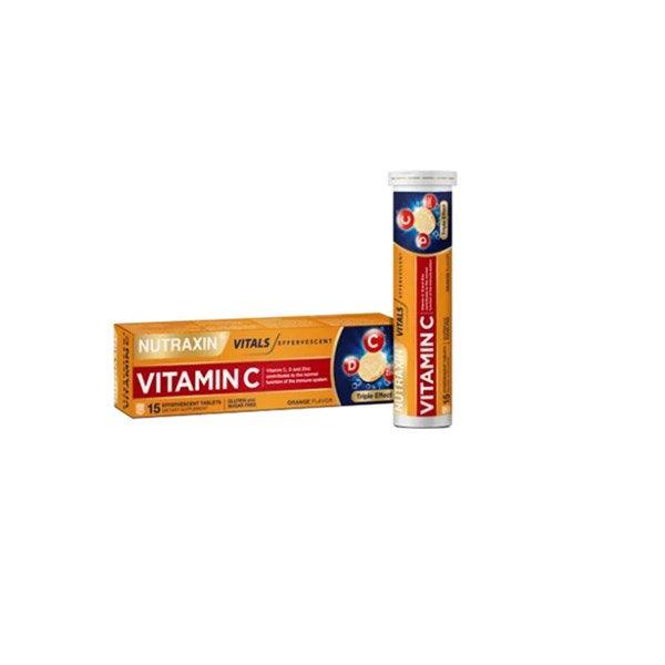 Nutraxin Vitamin C-D-ZINC 15 Efervesan Tablet