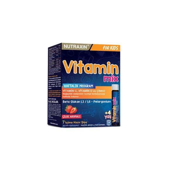 Nutraxin Vitamin Mix For Kids Sıvı 7x25 ml