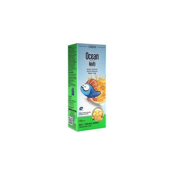 Ocean Multi Omega 3 Şurup ( Multi Vitamin , Zinc , Fish Oil ) 150 Ml