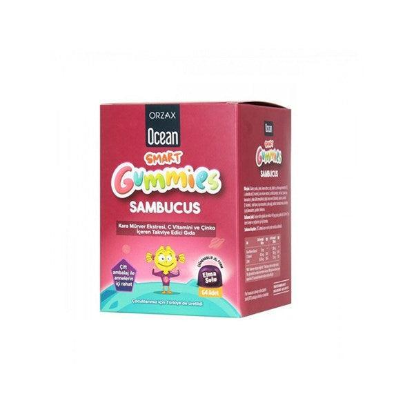Ocean Smart Gummies Sambucus Takviye Edici Gıda 64 Adet - Farmareyon