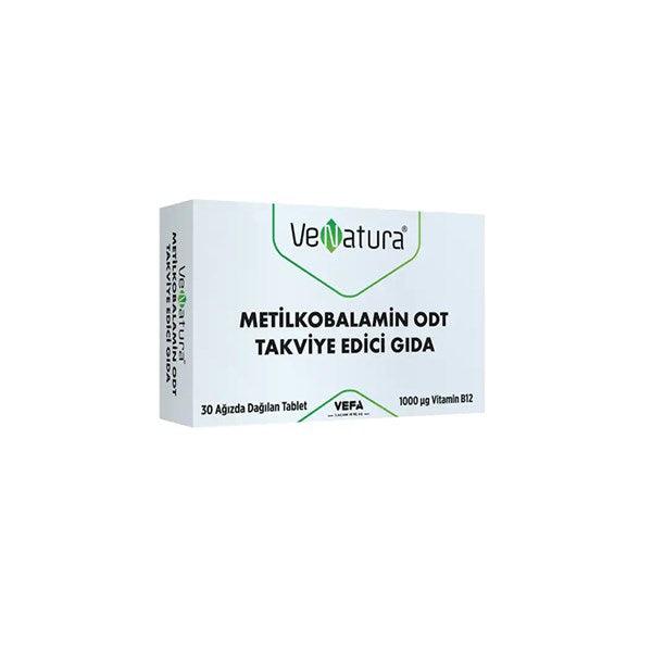 VeNatura B12 Metilkobalamin ODT Takviye Edici Gıda 30 Tablet
