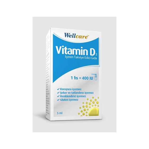 Wellcare Vitamin D3 400IU 5 ml Sprey